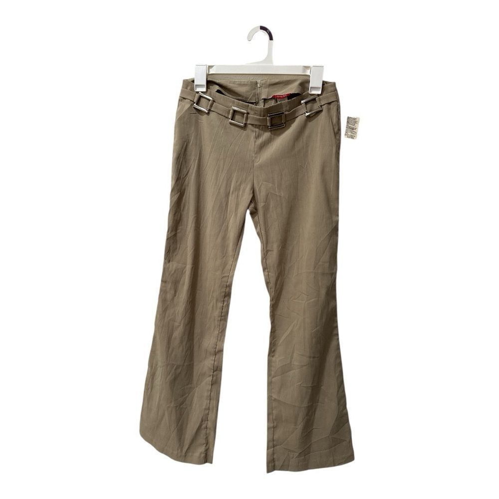 Tan Flare Wide Leg Jeans with Classic Style